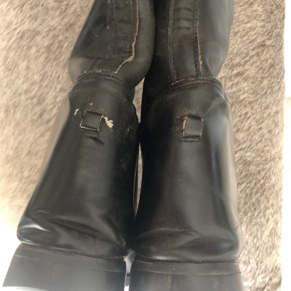 Equestrian black leather riding boots size 8 - Picture 5 of 11